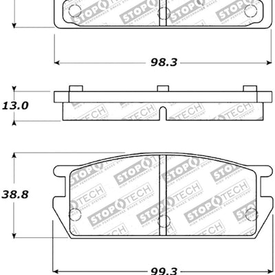 StopTech Performance Brake Pads
