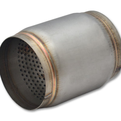 Vibrant SS Race Muffler 3.5in inlet/outlet x 5in long