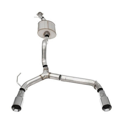 Corsa 21-25 Ford Bronco 2.7L 2-Door 2.75in Cat-Back Dual Rear Exhaust w/4in Straight-Cut Polish Tips