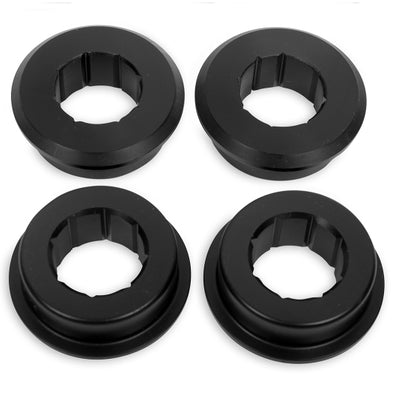 BMR 08-18 Dodge Challenger Rear Lower Delrin Control Arm Bushing Kit - Black