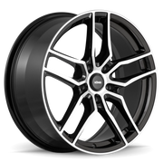 Konig Intention 16x7.5 5x108 ET45 Gloss Black / Machine Face