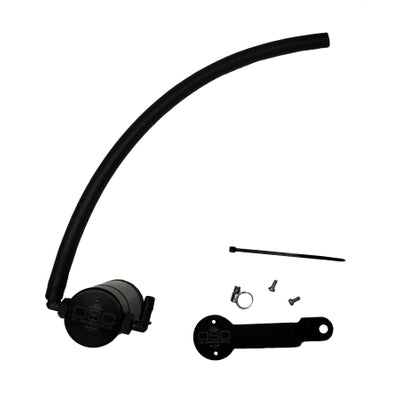 J&amp;L 17-24 Honda CRV 1.5L Turbo Passenger Side Oil Separator 3.0 - Black Anodized