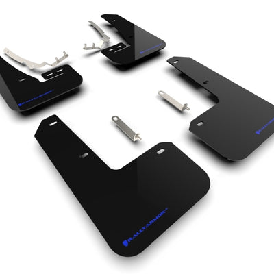 Rally Armor 22-25 VW MK8 Golf GTI/R Black UR Mud Flap w/Blue Logo