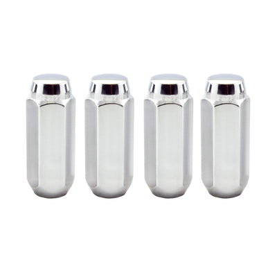 McGard Hex Lug Nut (Cone Seat / Duplex) M14X2.0 / 13/16 Hex / 2.25in. Length (4-Pack) - Chrome