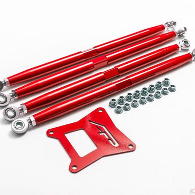 Agency Power Polaris RZR 1000/RS1/XP Turbo/RS1 Adjustable Rear Radius Arms - Red