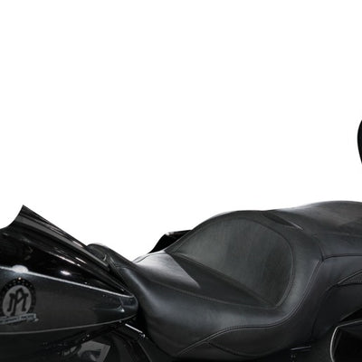 Mustang 97-07 Harley Road King, 06-07 Street Glide, 00-05 Eagle Sport Touring 1PC Seat - Black