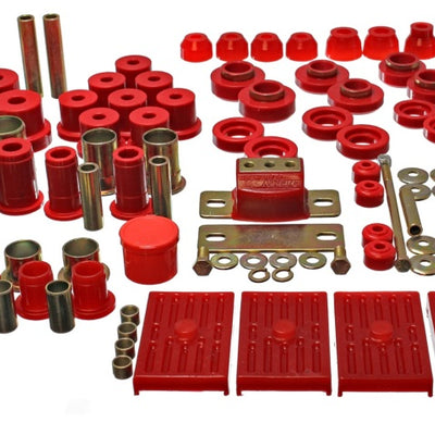 Energy Suspension 67-79 GM Camaro / Firebird w/ Multi Leaf Springs Red Hyper-Flex Master Bushing Set