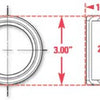 SPC Performance Weld-In Ring Kit 2.50 in. ID
