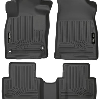Husky Liners 2016 Honda Civic (4DR) WeatherBeater Combo Black Floor Liners