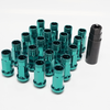 Wheel Mate 12x1.25 48mm Muteki SR48 Green Blue Open End Lug Nuts