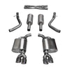 Corsa 2015-2017 Dodge Challenger Sport Cat-Back Dual Rear Exit with Twin 3.5in Polished Pro-Seri