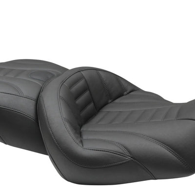 Mustang 15-21 Harley Freewheeler Super Touring Deluxe 1PC Seat - Black