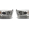 Raxiom 09-18 Dodge RAM 1500 LED Halo Headlights w/ Swtchbck Turn Signals- Chrome Hsng (Clear Lens)