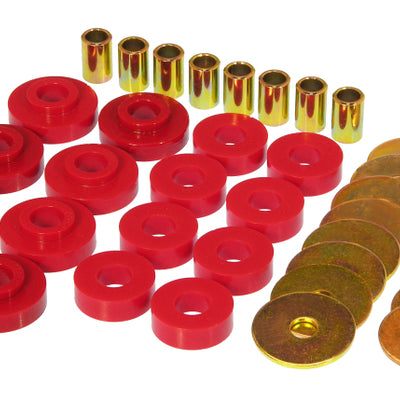 Prothane 63-69 Chevy Corvette Body Mount - Red