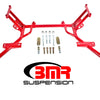 BMR 05-10 S197 Mustang K-Member w/ No Motor Mounts and STD. Rack Mounts - Red