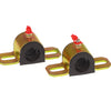 Prothane Universal Greasable Sway Bar Bushings - 23MM - Type A Bracket - Black