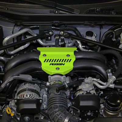 PERRIN 22-25 Subaru BRZ / Toyota GR86 Engine Cover - Neon Yellow