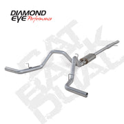 Diamond Eye KIT 3in Catback DUAL GAS AL CHEVY/GM 4.8L 5.3L 1500