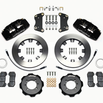 Wilwood Dynapro 6 Front Hat Kit 12.19in 2012 Fiat 500 w/ Lines