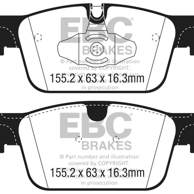 EBC 2017+ Volvo S90 2.0L Turbo Ultimax2 Front Brake Pads