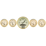 Autometer Golden Oldies 5 PIECE (3-3/8in & 2-1/16in.) GPS Speedometer Gauge Kit