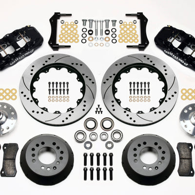 Wilwood AERO6 Front Hub Kit 14.00 Drilled 67-69 Camaro 64-72 Nova Chevelle