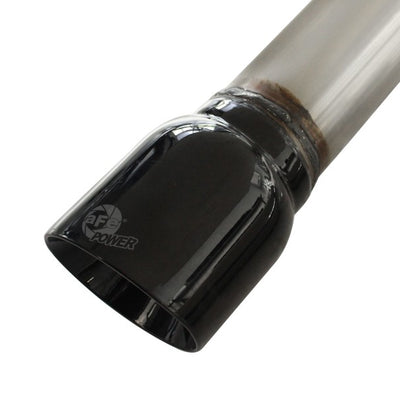 aFe 17-19 Audi A4 (L4-2.0L) MACH Force-Xp  Stainless Steel Axle-Back Exhaust System - Black Tip