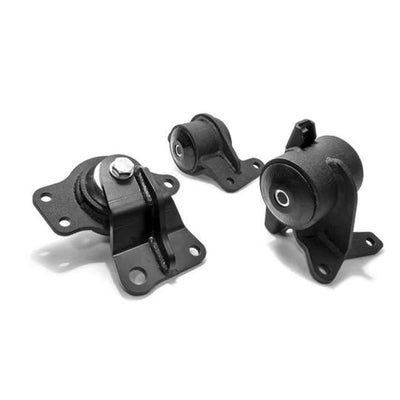 Innovative 05-08 Honda FIT/JAZZ L-Series Black Steel Mounts 85A Bushings (Manual Trans)