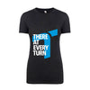 Turn 14 Distribution Ladies Black T-Shirt  - XL