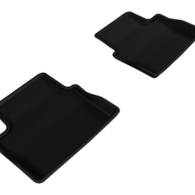 3D MAXpider 2013-2015 Chevrolet Malibu Kagu 2nd Row Floormats - Black