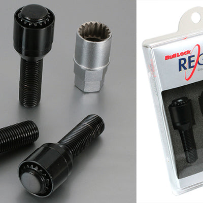 Project Kics 13R 28MM Black Reguard Bolt - 14X1.50