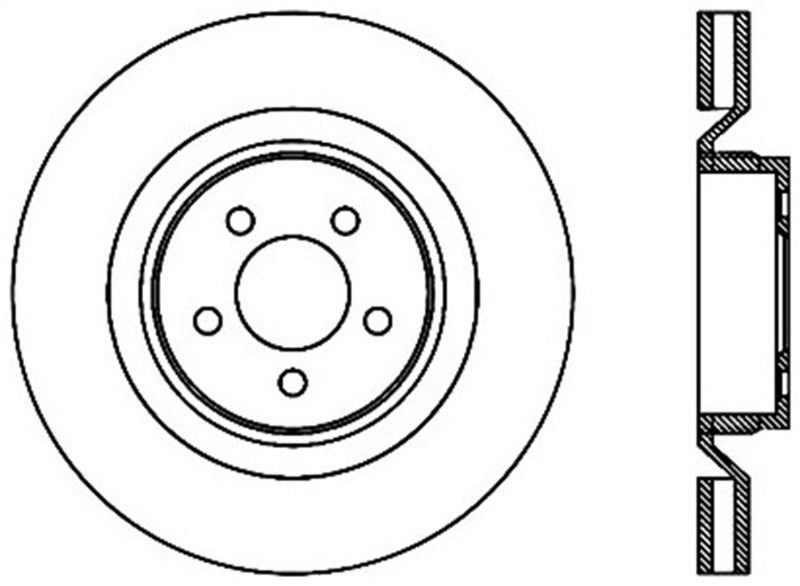 StopTech Drilled Sport Brake Rotor