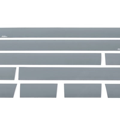 Putco 07-13 Chevy Silv Crew Cab 6.5ft Standard Box - 6in Wide - 14pcs Black Platinum Rocker Panels