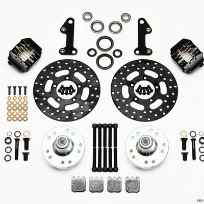 Wilwood Dynalite Single Front Drag Kit Drilled Rotor 67-69 Camaro 64-72 Nova Chevelle