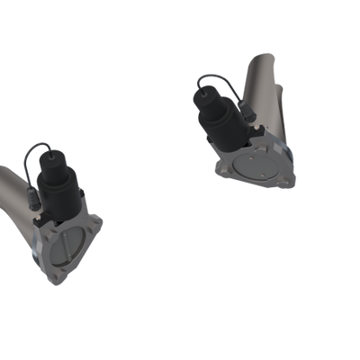 QTP 15-18 Chevrolet Camaro SS 6.2L 3.0in 304SS Aggressor Cutout Dual Mid Pipes