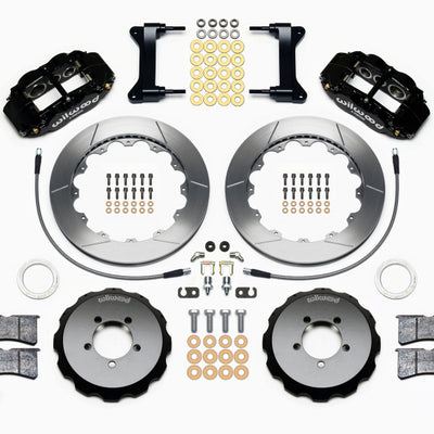 Wilwood Narrow Superlite 6R Front Hat Kit 13.06in 1999-2012 Subaru WRX w/Lines