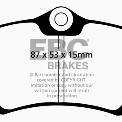 EBC 10-13 Audi A3 2.0 TD Redstuff Rear Brake Pads