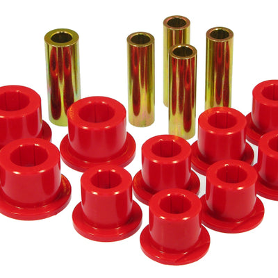 Prothane 99-04 Ford F250 SD 4wd Rear Leaf Spring Bushings - Red