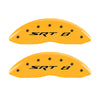 MGP 4 Caliper Covers Engraved Front & Rear SRT8 Yellow finish black ch