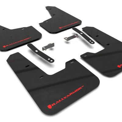 Rally Armor 23-25 Kia Niro SG2 Black UR Mud Flap Red Logo