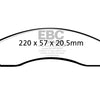 EBC 98-03 Dodge B250 B2500 Cargo 2500 Van 3/4 Ton Greenstuff Front Brake Pads