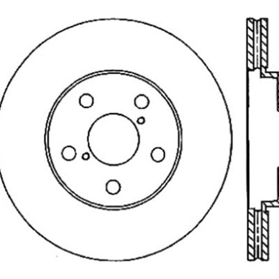 StopTech Drilled Sport Brake Rotor