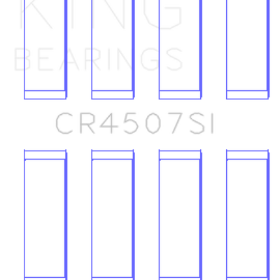 King Mazda MZR 2.3L 16v / Ford Duratec 2.3L 16v (Size +.75) Connecting Rod Bearing Set (Set of 4)