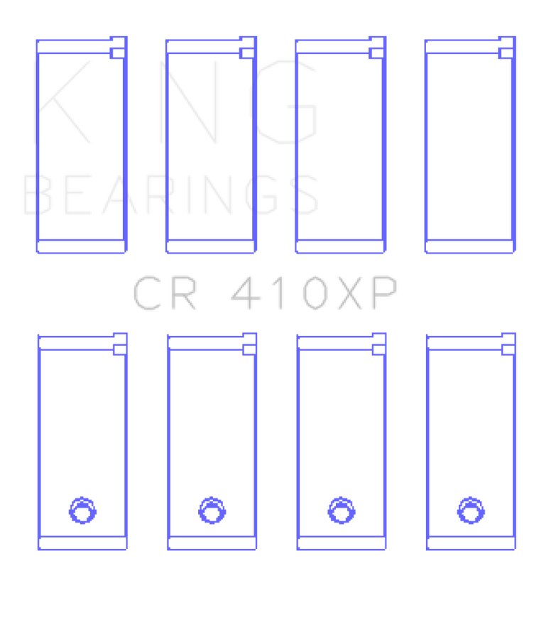 King Engine Bearings Ford Lotus 1.5L / 1.6L OHV (Size STD) Performance Rod Bearing Set