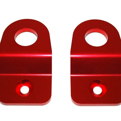 Torque Solution Red Radiator Stay Bracket: 08-11 Subaru Impreza/08-13 WRX/STi/05-09 Legacy