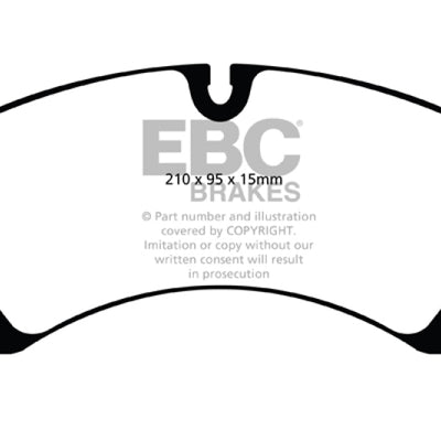 EBC 10+ Porsche Cayenne 3.0 Supercharged Hybrid Bluestuff Front Brake Pads