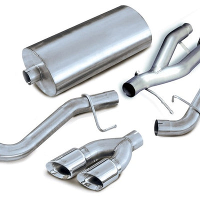 Corsa 2002-2006 Cadillac Escalade 6.0L V8 Polished Sport Cat-Back Exhaust