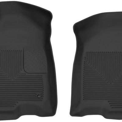 Husky Liners 19-23 Chevy Silverado 1500 Crew Cab/Double Cab X-Act Contour Front Black Floor Liners