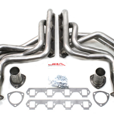 JBA 65-73 Ford Mustang 260-351W (w/Mustang II Suspension) 1-3/4in Primary Raw 409SS Long Tube Header