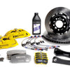 EBC Racing 12-17 Ford Fiesta ST (Mk7) Yellow Apollo-4 Calipers 330mm Rotors Front Big Brake Kit